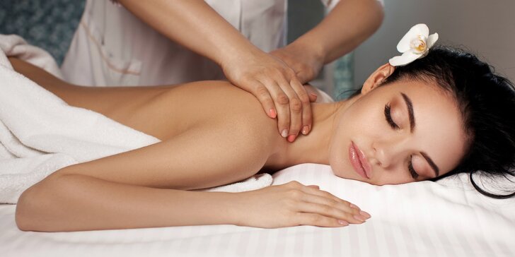 Uvolněte se: 50 či 80minutová klasická nebo aromaterapeutická masáž