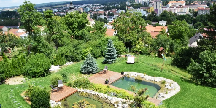 Odpolední posezení s degustačním bufetem zakončené slavnostní večeří kousek od Brna
