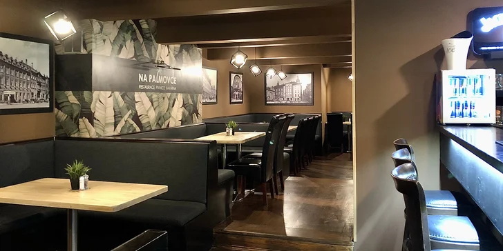 Moderní restaurace Na Palmovce: až 1500 Kč na českou klasiku, burgery i jídla pro vegany