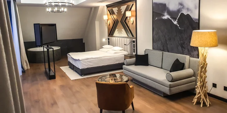 Wellness pobyt v Zakopaném: 5* hotel se stravou, privátní vstup do spa, jen 200 m od ulice Krupówki