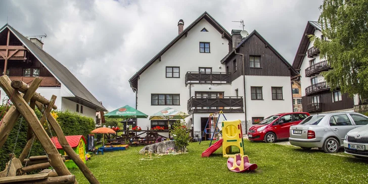 3–8 dní v Krkonoších v rodinném penzionu s polopenzí