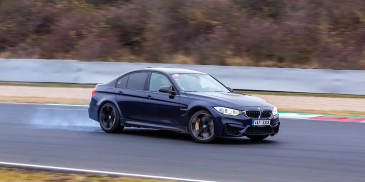1–4 kola na okruhu v Mostě či Brně řidič či spolujezdec BMW M2 nebo M3
