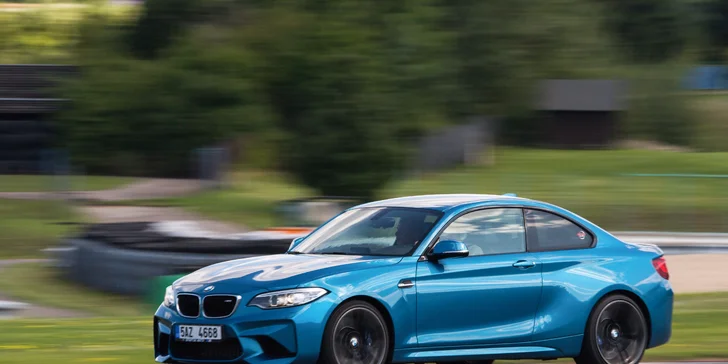 1–4 kola na okruhu v Mostě či Brně řidič či spolujezdec BMW M2 nebo M3