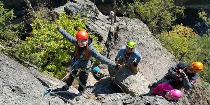 Kurz Via ferrata lezení vč. teorie v Českém ráji
