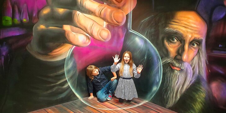 Zažijte v Muzeu fantastických iluzí kouzla na vlastní kůži: vstup pro děti, dospělé i rodinu