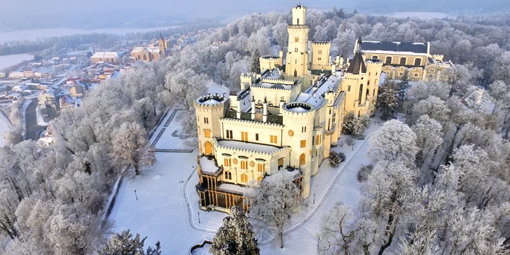4* relax v Hluboké nad Vltavou se snídaní nebo polopenzí, wellness i kreditem na další služby