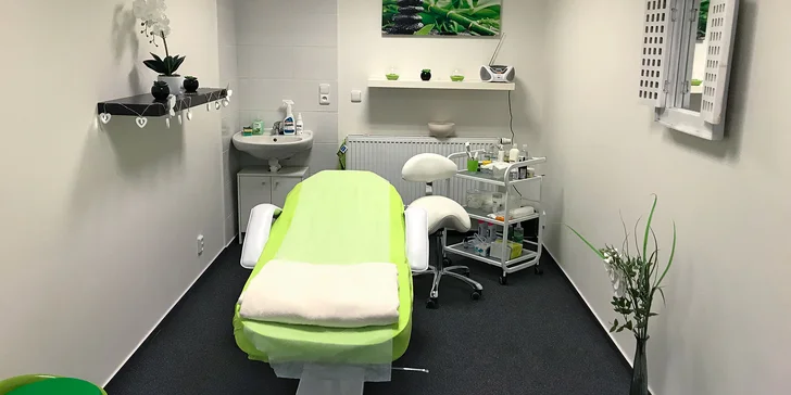 Kosmetické ošetření i s masáží krku, dekoltu a obličeje: smíšená pleť