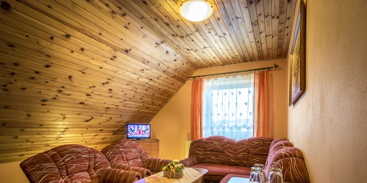 Vysoké Tatry pro dvojice i rodiny: penzion na úpatí hor, polopenze, krásná příroda