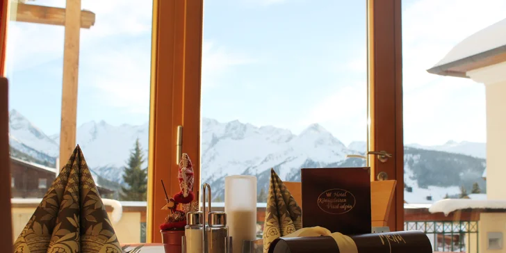 Zimní dovolená v Rakousku: 4* hotel s polopenzí a wellness, 100 m od sjezdovek, 1 dítě do 3,9 let zdarma
