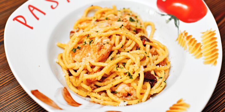 Domácí těstoviny či noky pro 1 i 2 osoby v italské rodinné restauraci