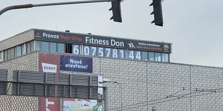 Nonstop Fitness Don: permanentky na půl až 1 rok pro 1 osobu