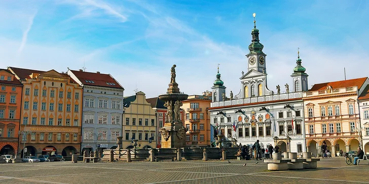 Pobyt v centru Českých Budějovic se snídaní, dítě do 13,9 let zdarma