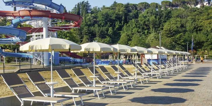 Dovolená v letovisku Izola: 4* hotel, snídaně, bazén, pláž s tobogánem, 2 děti do 14,9 let zdarma