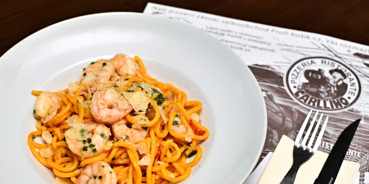 Italské degustační menu dle výběru pro dva: lasagne, gnocchi, spaghetti i risotto či pizza