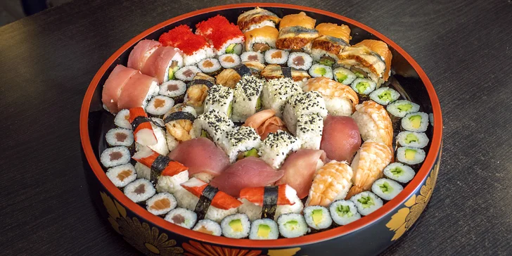 Otevřený voucher na 300, 500, 1000 nebo 2000 Kč do čínské restaurace: sushi, nudle, rýže i závitky