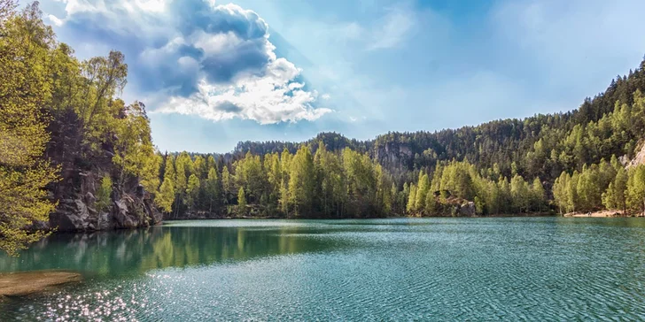 Aktivní rodinná dovolená v Adršpachu s polopenzí a vyžitím pro děti