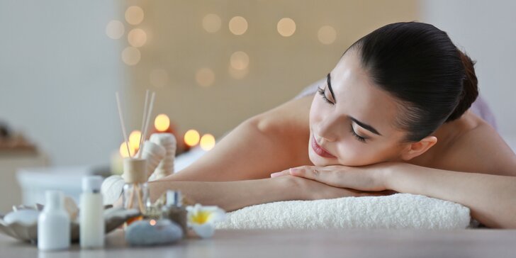 65 minut nerušené relaxace: voňavá masáž dle výběru a blahodárný zábal nebo lázeň