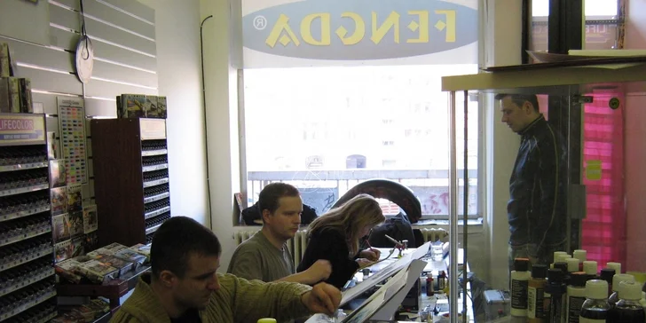 Kurz malování technikou airbrush (americká retuš)
