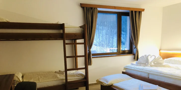 Dovolená ve vyhlášeném resortu Monínec až pro 5 osob: penzion u sjezdovky a polopenze