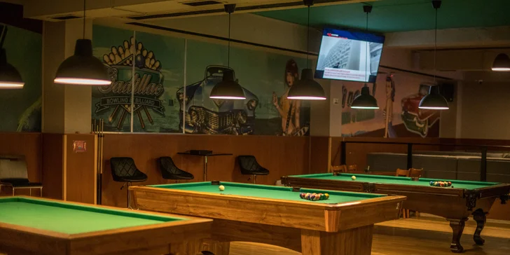 1-3 hodiny bowlingu až pro 6 hráčů nebo bowling a drinky pro 4
