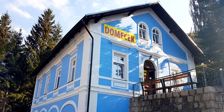 Depandance Domeček v Lázních Libverda: chutná polopenze i wellness