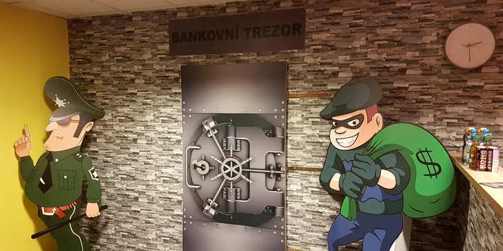 Důmyslná úniková hra: Vylupte trezor nebo utečte z vězení