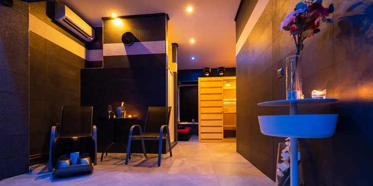 Relax v privátním wellness: 90 či 120 min. i se šampusem
