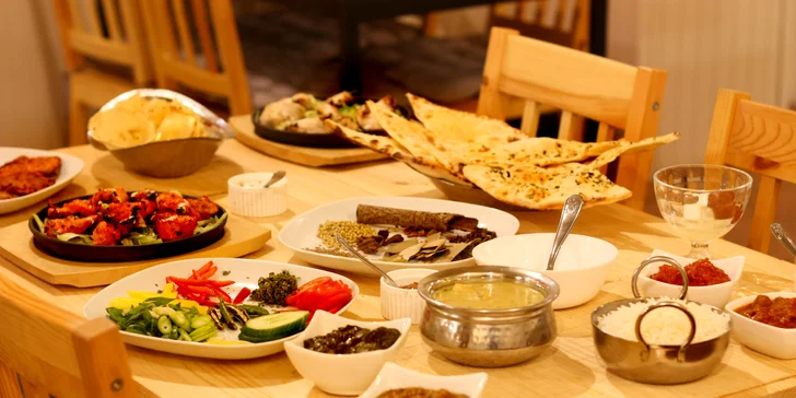 Orientální speciality bengálského šéfkuchaře: hlavní jídlo i 3chodové menu pro pár či čtyřčlennou partu