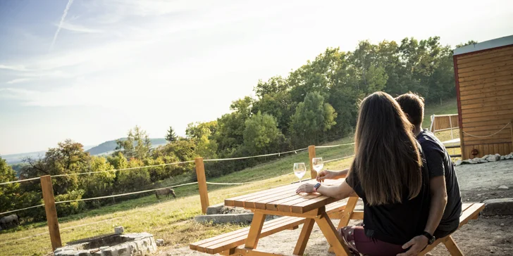 Pobyt se snídaní mezi zvířátky v rančerském karavanu, maringotce nebo chatce s možností vyjížďky na koních