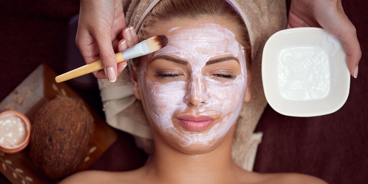 Luxusní kosmetické ošetření včetně masáže