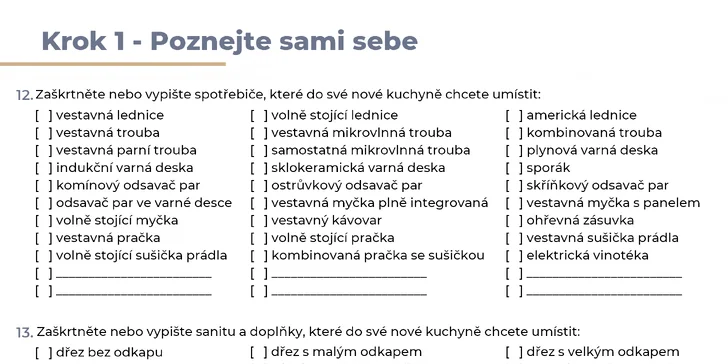 Navrhněte si svou novou kuchyň: 2 části on-line workshopu zaměřeného na základy i detaily a design