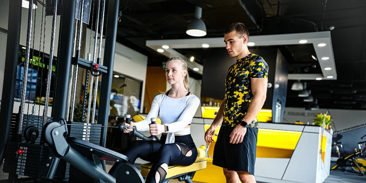 Měsíční vstupné do fitness centra i 20min. EMS trénink pod dohledem trenéra