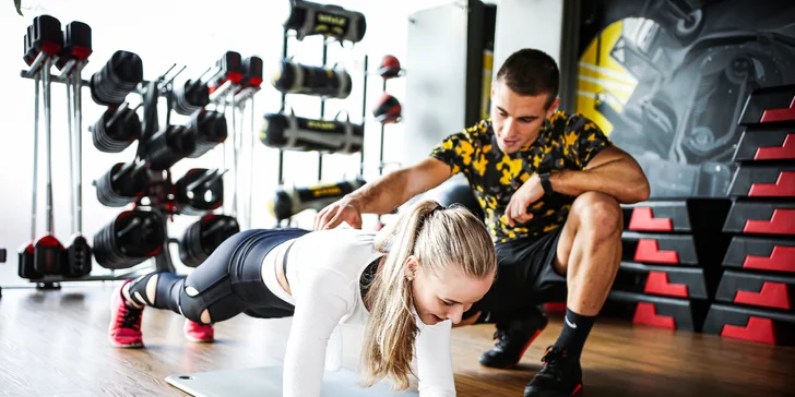 Měsíční vstupné do fitness centra i 20min. EMS trénink pod dohledem trenéra