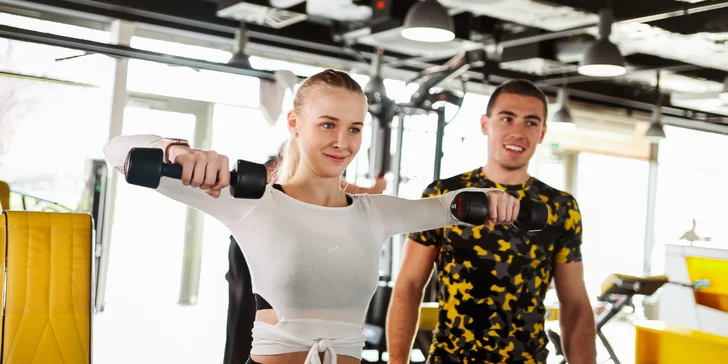 Měsíční vstupné do fitness centra i 20min. EMS trénink pod dohledem trenéra