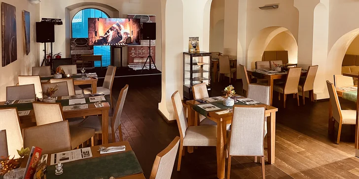 Romantické degustační menu pro dva: prosecco, fritované papričky i rizoto a babiččin štrúdl s kávou