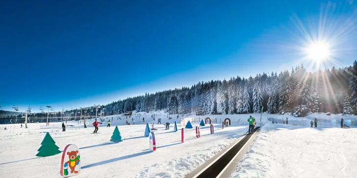 Hotel přímo u sjezdovky na polské straně Orlických hor: polopenze a neomezený wellness
