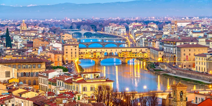 Pětidenní zájezd do Toskánska: moderní bus a přespání v hotelu vč. snídaně