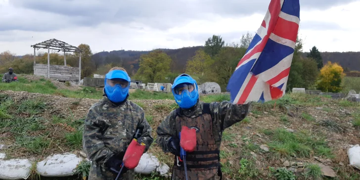 Junior paintball: 3hodinová hra nejen pro děti a teenagery (8–10 osob)