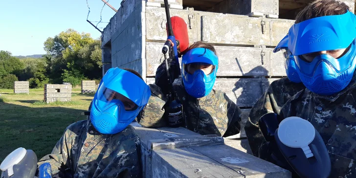 Junior paintball: 3hodinová hra nejen pro děti a teenagery (8–10 osob)