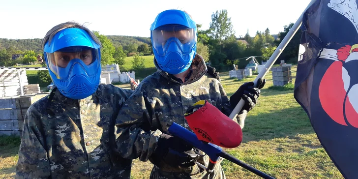 Junior paintball: 3hodinová hra nejen pro děti a teenagery (8–10 osob)