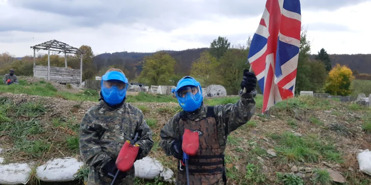 Junior paintball: 3hodinová hra nejen pro děti a teenagery (8–10 osob)