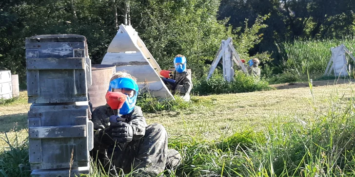 Junior paintball: 3hodinová bitva nejen pro děti a teenagery