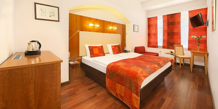 Pobyt se snídaní pro dva v centru Prahy ve 4* hotelu Ametyst