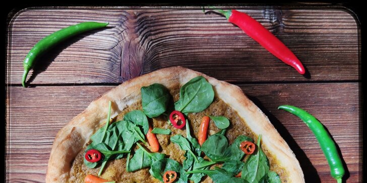 Netradiční veganská pizza dle výběru: odnos s sebou
