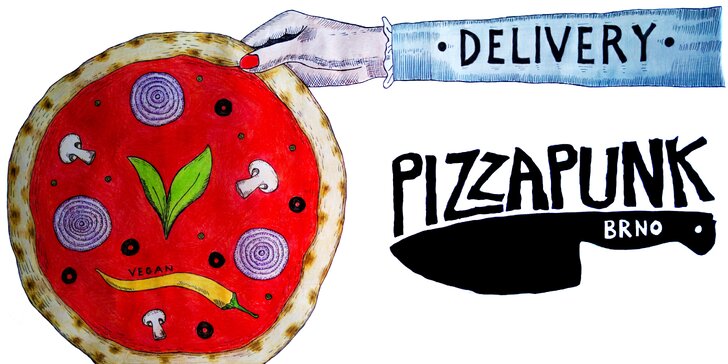 Netradiční veganská pizza dle výběru: odnos s sebou, nebo rozvoz až domů