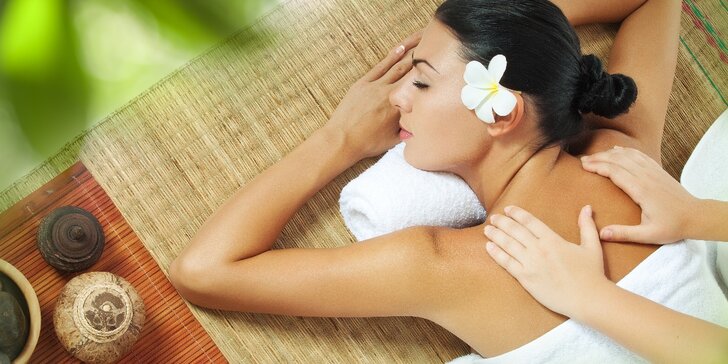 Vaše hodinka odpočinku: relaxační masáž dle výběru s éterickým olejem