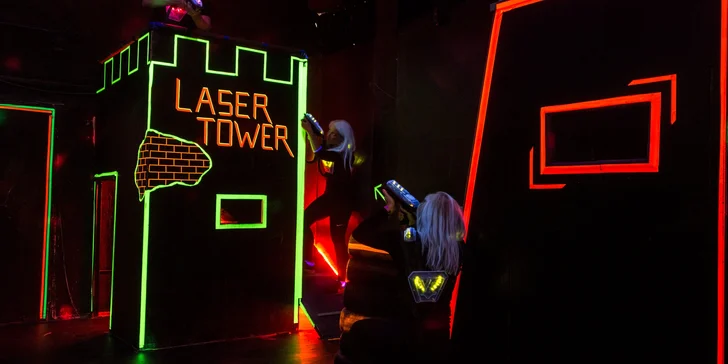 Pusťte se do akce: permanentka na 6 her laser game pro jednu osobu