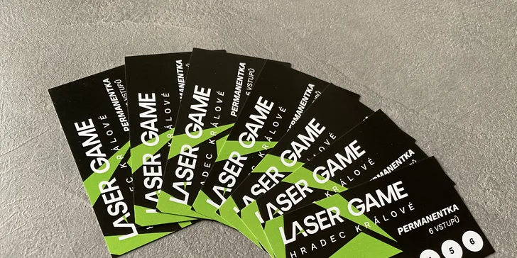 Pusťte se do akce: permanentka na 6 her laser game pro jednu osobu