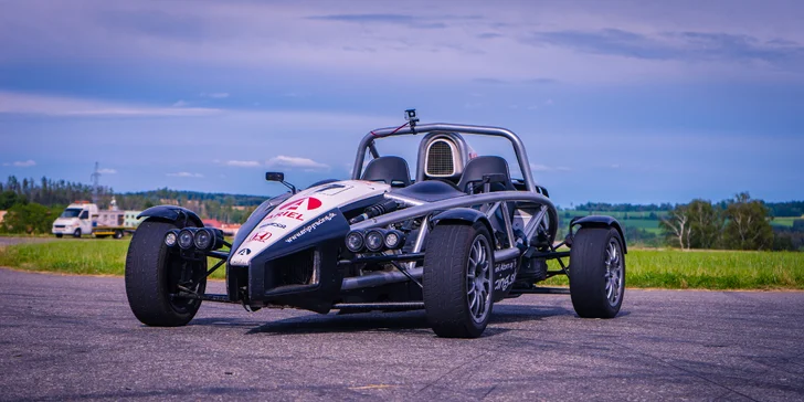 Jízda včetně paliva v rychlém autě Ariel Atom 3.5 jako řidič či spolujezdec