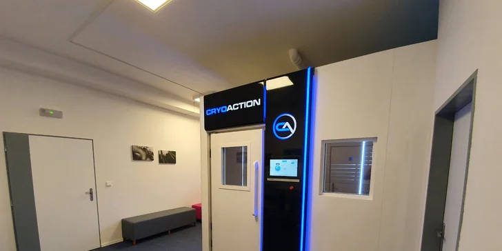 Vstup do nejmodernější kryokomory ve střední Evropě pro 1 nebo 2 osoby